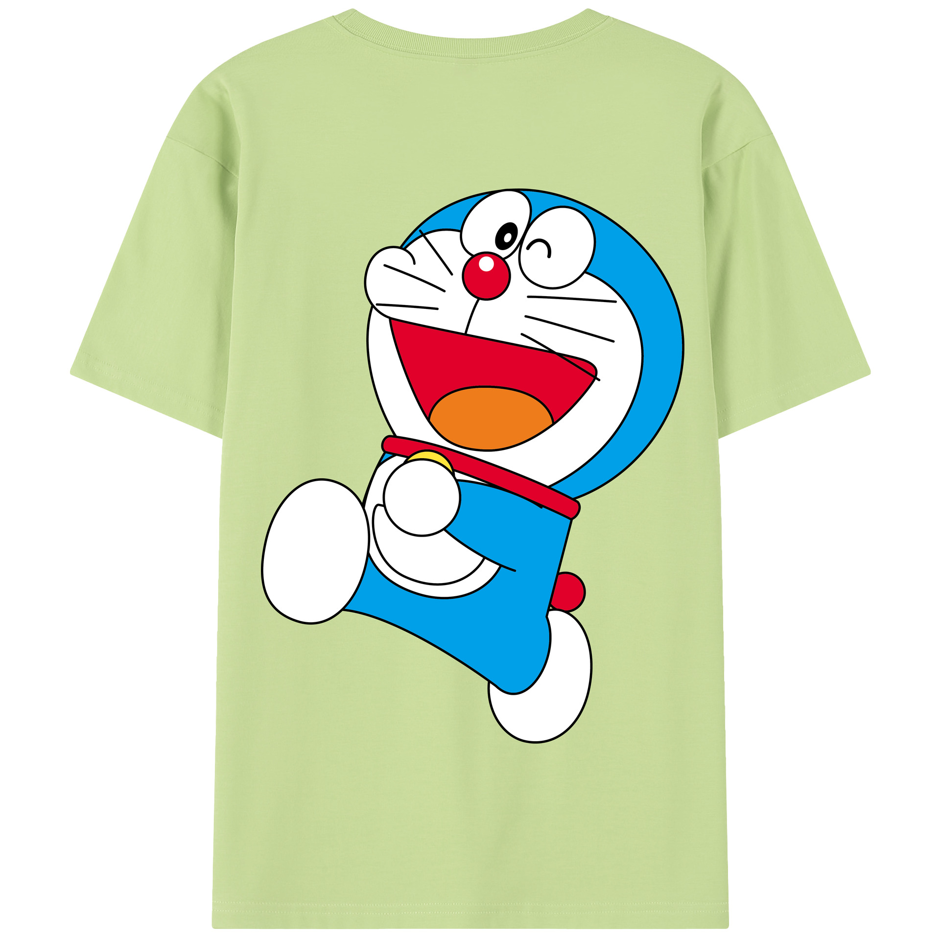（画像用） ドラえもん Doraemon 綿100％半袖Tシャツ（背面プリント）